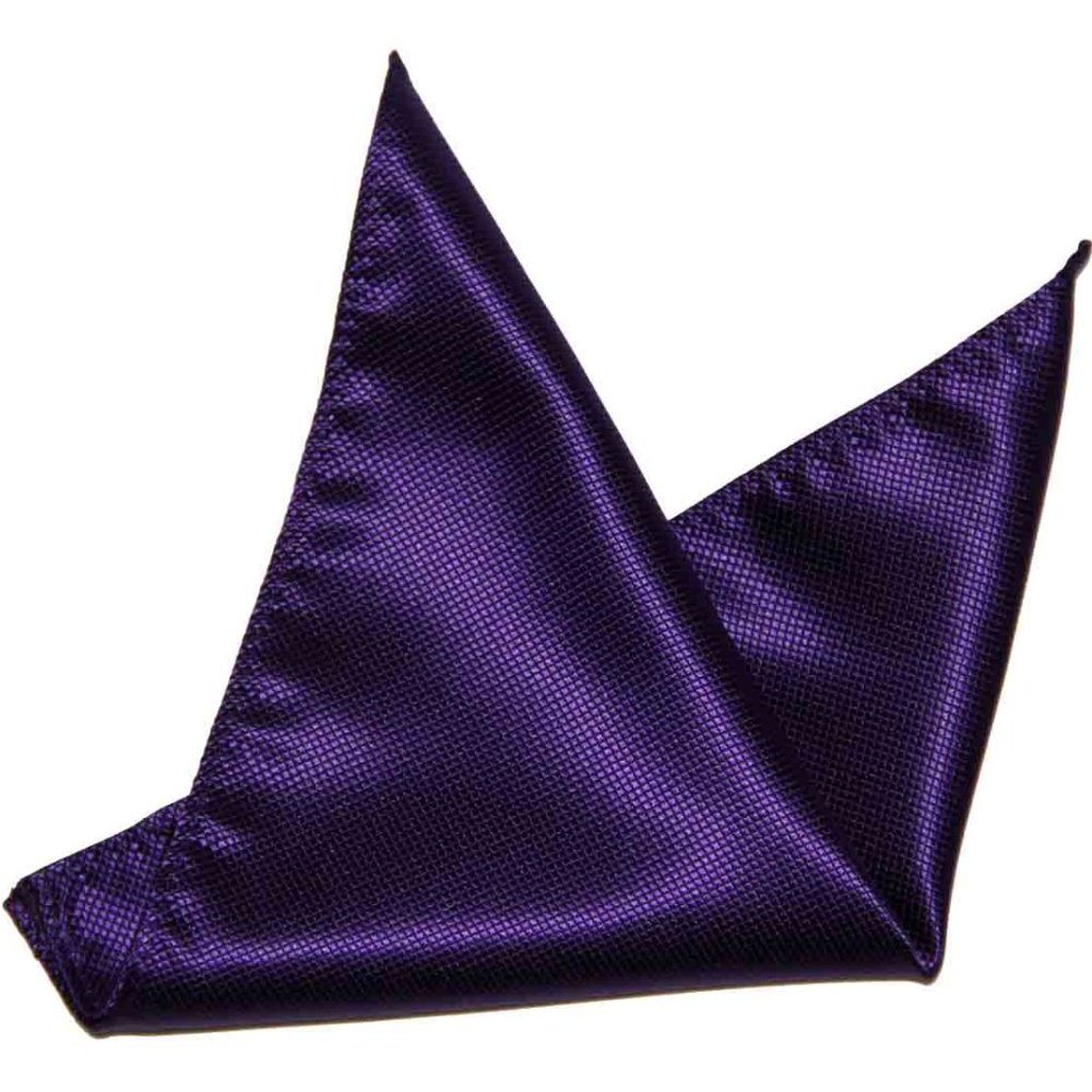 Gascoigne Pocket Square Silk Purple Men's